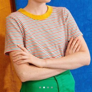 Big Bud Press Summer Day Stripe ringer tee